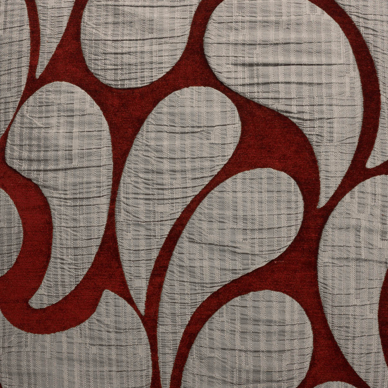 D.V. KAP HOME 2332-R-YARD Drizzle Fabric - Ruby Traditional, Transitional  Red   - Drizzle