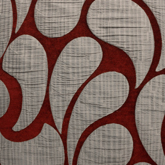 D.V. KAP HOME 2332-R-YARD Drizzle Fabric - Ruby Traditional, Transitional  Red   - Drizzle