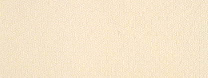 Beige upholstery fabric with a subtle repeating geometric lattice pattern.