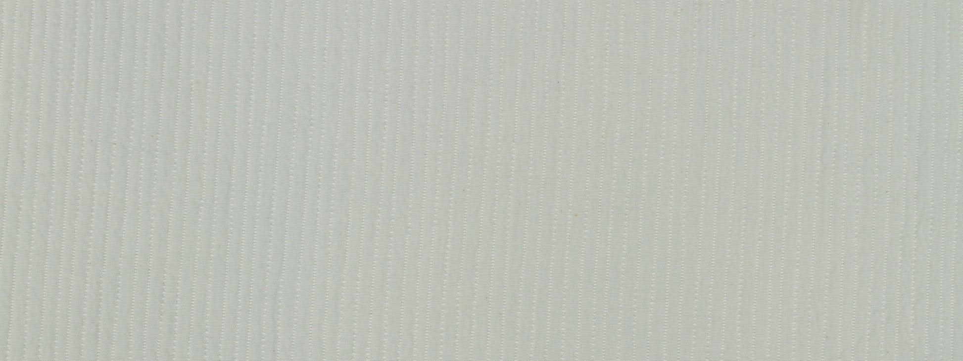 Close-up of blue opal upholstery fabric with fine vertical ribbing and soft texture.