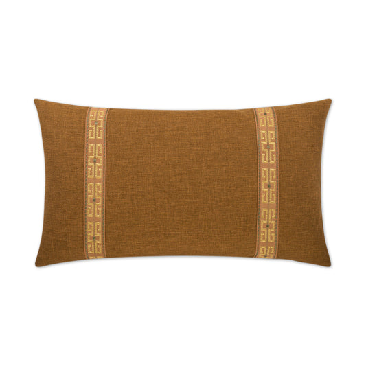 D.V. KAP HOME   14" x 24" St. John Lumbar Pillow - Nugget Band & Ribbon    - 2340-N-1424
