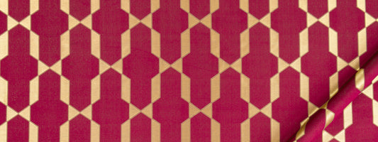Beacon Hill Emi Fret | Magenta  Drapery     - 234664