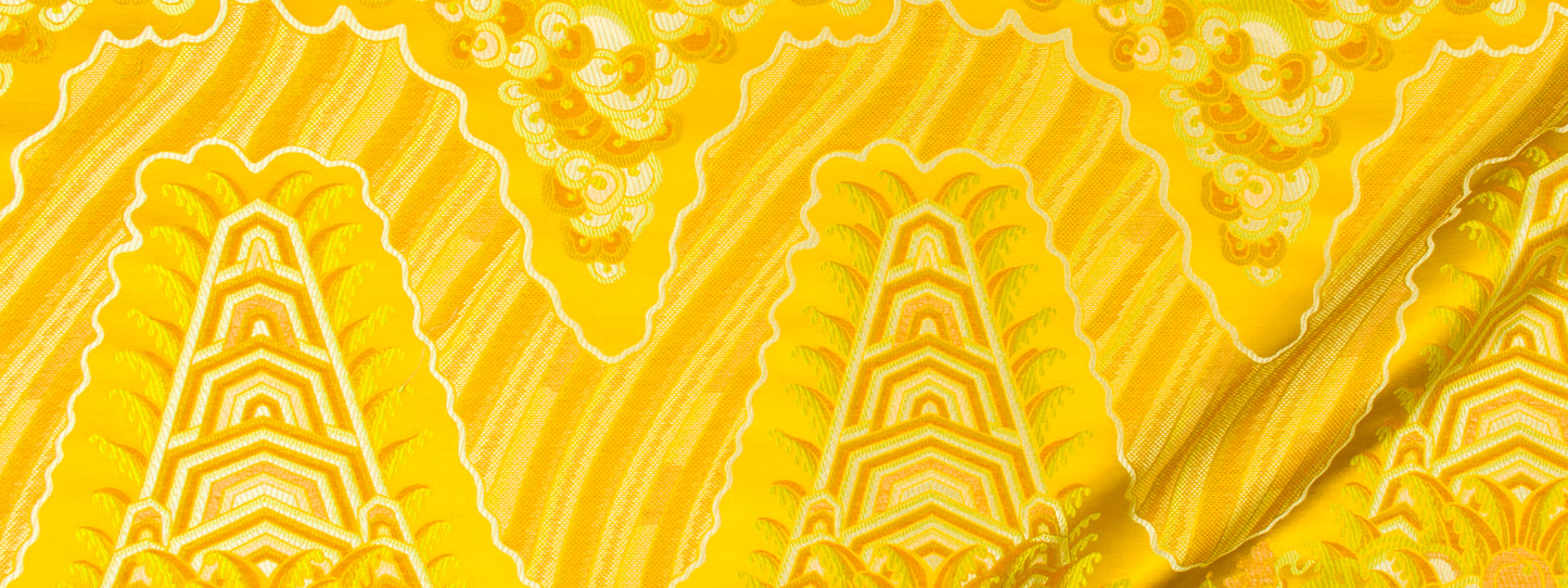 Beacon Hill Silk Ocean | Yellow  Drapery     - 234669
