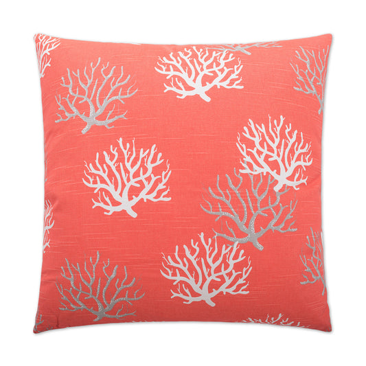 D.V. KAP HOME   24" x 24" Isadella Pillow - Salmon Beach    - 2348-S-2424