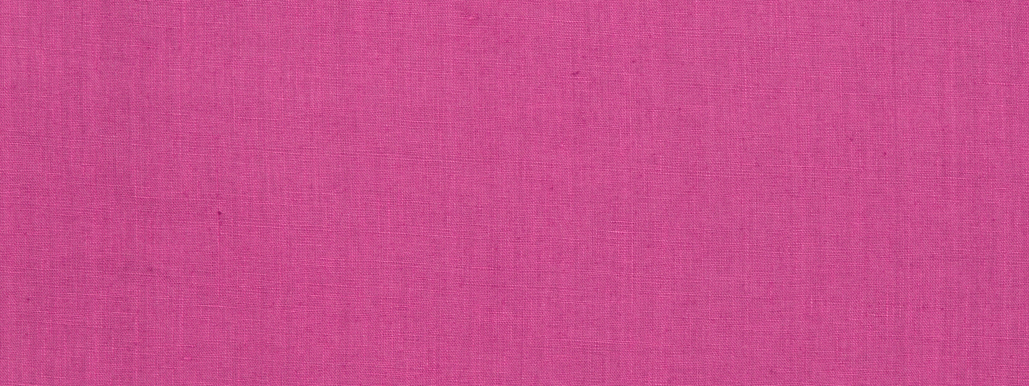 Raspberry solid fabric close-up with visible texture; versatile for garments or decor.