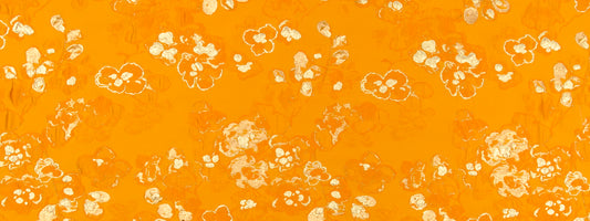 Beacon Hill Samurai Bloom | Mango  Drapery     - 234951