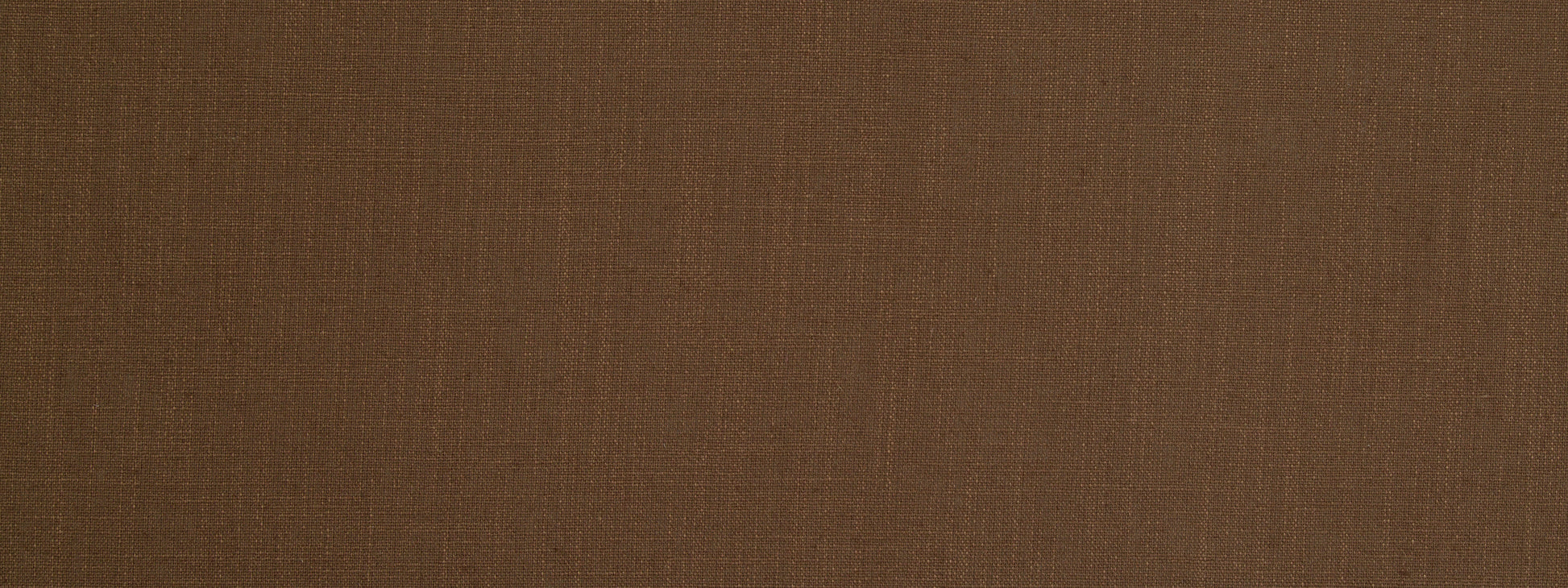 Close-up of brown woven fabric texture with subtle crosshatch, warm earthy shade.
