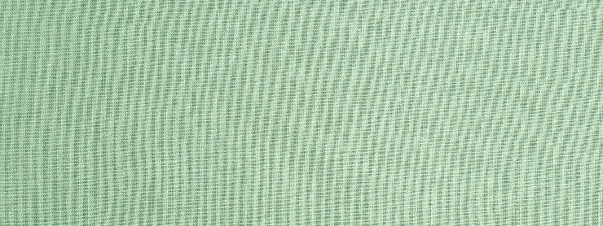 Mint green linen-like fabric texture background swatch with subtle weave.