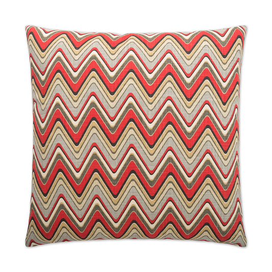 D.V. KAP HOME   24" x 24" Sand Art Pillow Chevron    - 2353-2424
