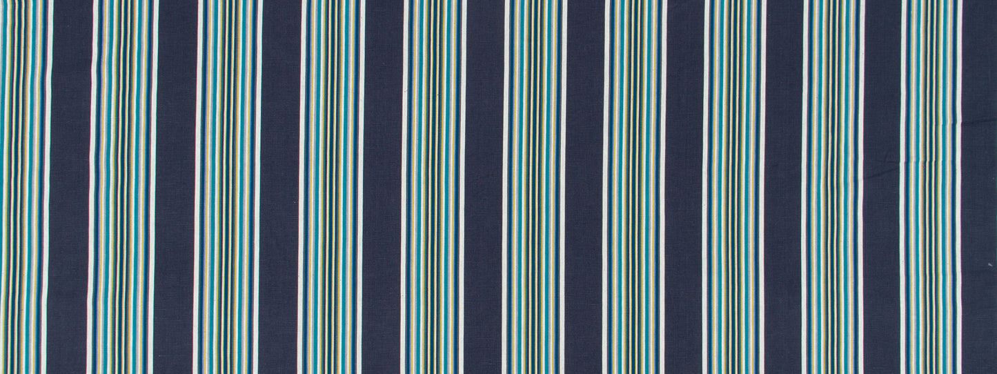 Robert Allen @ Home Villa Stripe | Indigo  Upholstery     - 235522