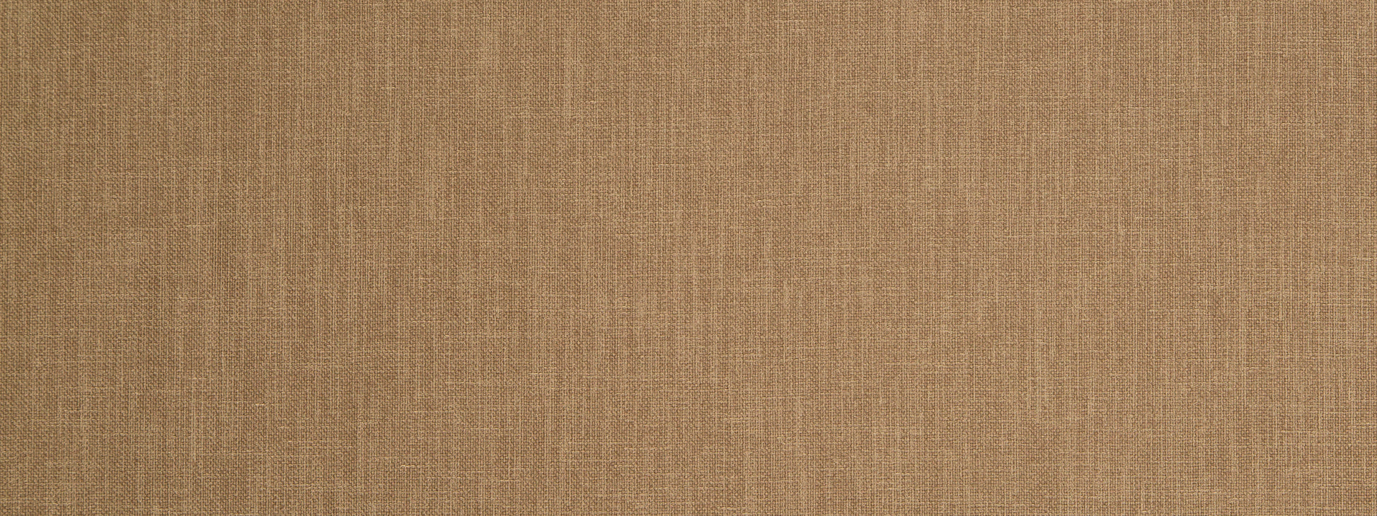 Tan woven fabric close-up with visible fibers and grid-like weave; natural textile for upholstery or crafts.