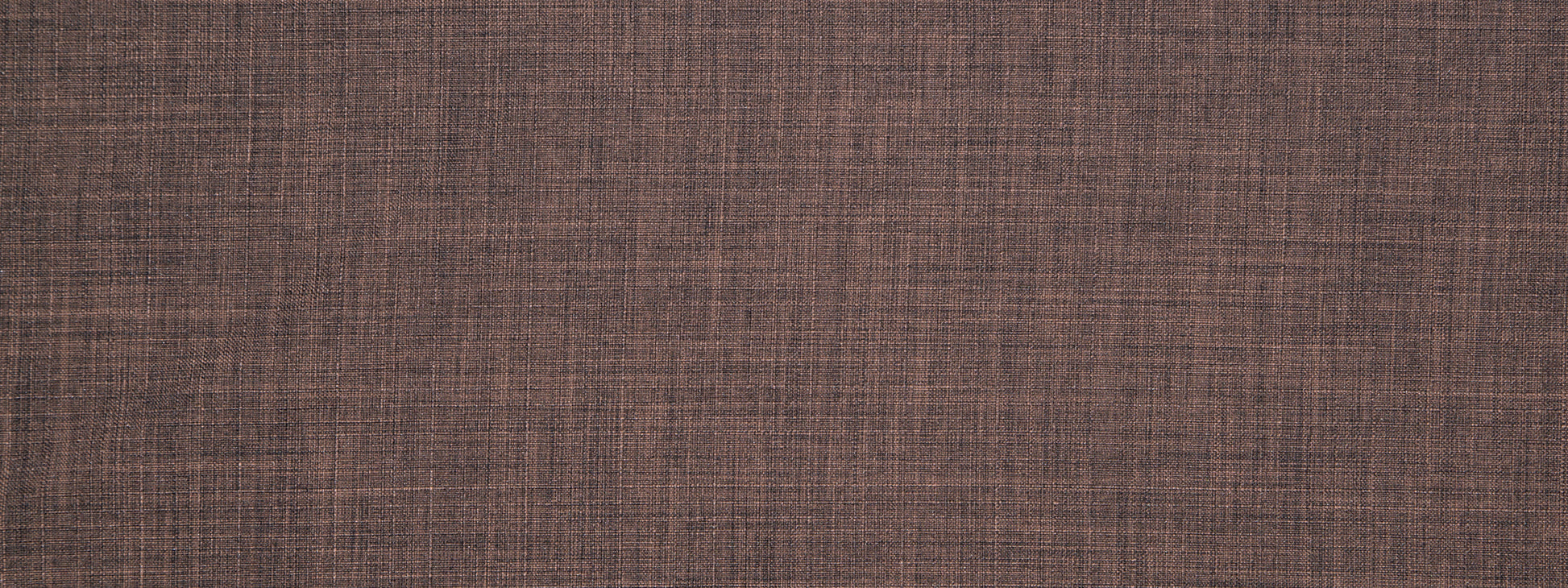 Close-up of espresso brown woven fabric texture with subtle crosshatch, upholstery-style textile.