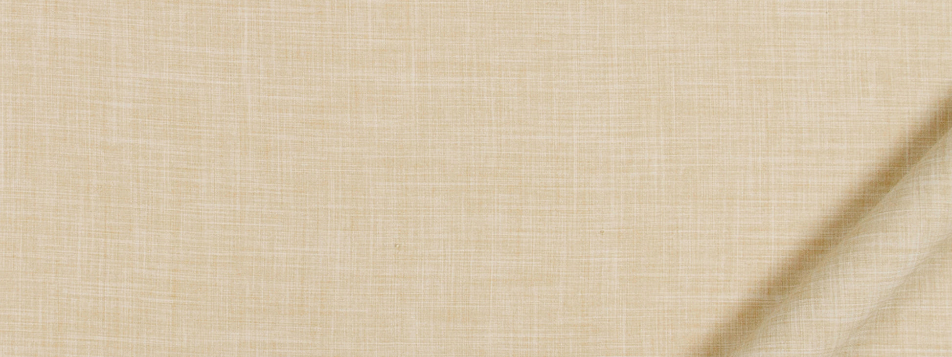 Beige linen fabric texture close-up with a woven crosshatched pattern and a soft diagonal shadow.