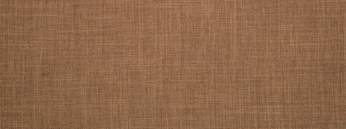 Warm brown burlap fabric texture with visible woven fibers.