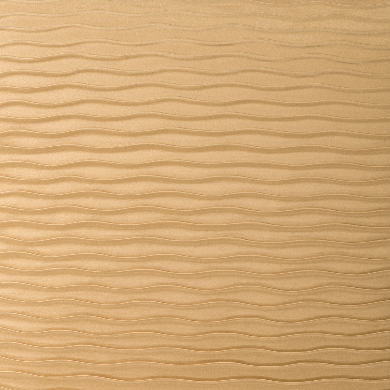 Beige fabric with raised horizontal wave texture, soft, woven look.