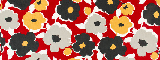Robert Allen @ Home Top Floral | Red Lacquer  Multipurpose     - 236556