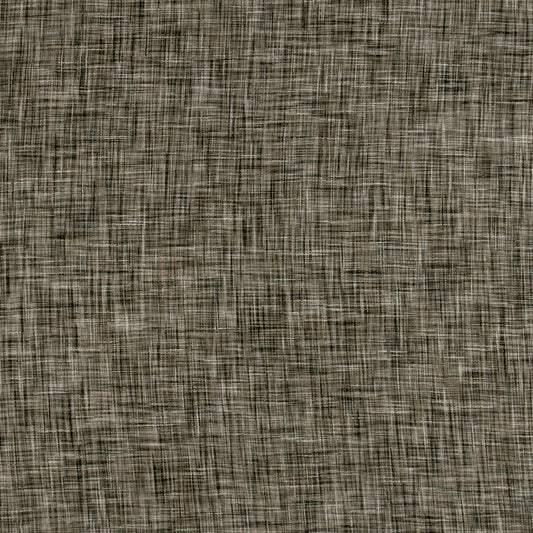 Brown and beige woven linen fabric texture with a tight crosshatch weave, ideal for upholstery or home decor.