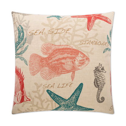 D.V. KAP HOME   24" x 24" Carolina Pillow - Turquoise Beach    - 2387-T-2424