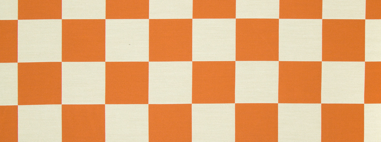 Robert Allen Contract All In Check | Papaya  Upholstery     - 238870