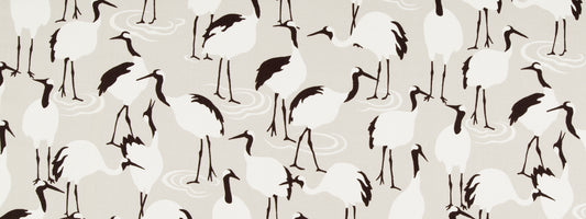 Robert Allen @ Home Winter Crane | Linen  Multipurpose     - 239334