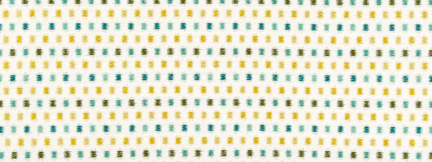 Robert Allen Alma Squares | Peacock  Upholstery     - 239548