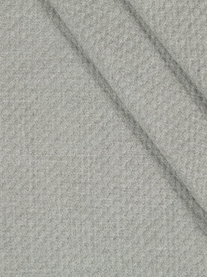 Light gray textured upholstery fabric with diagonal ridges.