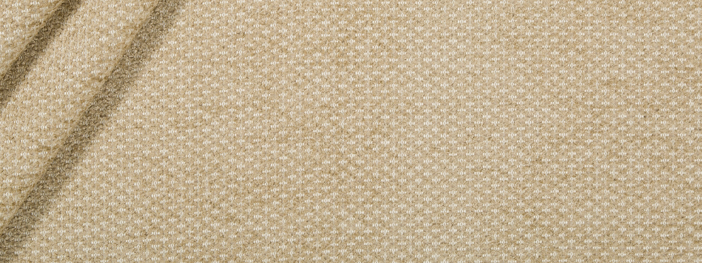 Beige woven fabric texture close-up; natural linen/burlap look with subtle grid; ideal for upholstery or home decor.