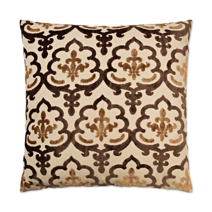 D.V. KAP HOME   24" x 24" Marrisett Pillow - Natural Traditional    - 2400-N-2424