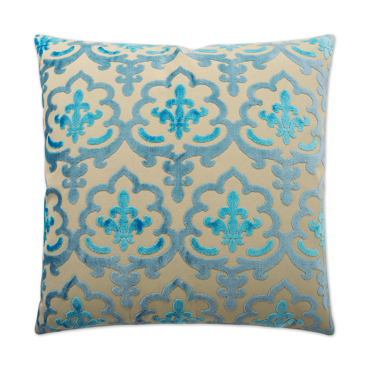 D.V. KAP HOME   24" x 24" Marrisett Pillow - Peacock Traditional    - 2400-P-2424