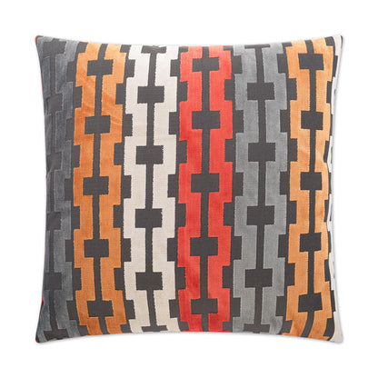 D.V. KAP HOME   24" x 24" Bardot Pillow - Atomic Geometric    - 2401-A-2424