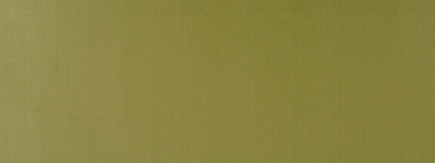 Olive-yellow upholstery fabric texture with a fine weave; close-up of fabric.