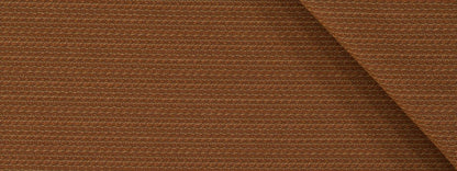 Brown textured woven upholstery fabric with subtle stripes and a darker diagonal shadow.