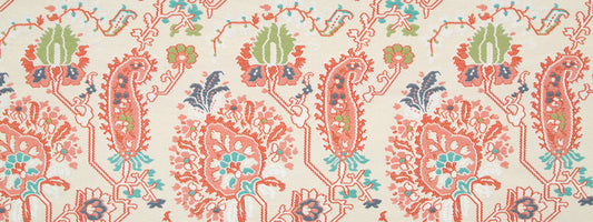 Robert Allen Aztec Flowers | Coral Reef  Upholstery     - 240716