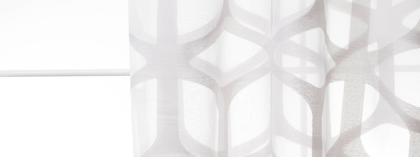 Robert Allen Contract Modern Arch | Pewter  Drapery     - 240878