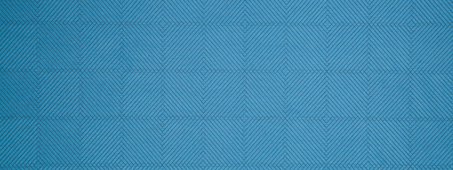 Robert Allen Boxed Squares | Calypso Blue  Upholstery     - 241108