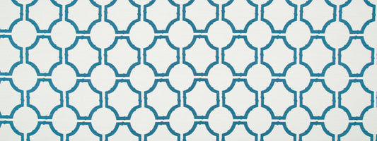 Robert Allen Rotary Way | Calypso Blue  Upholstery     - 241182