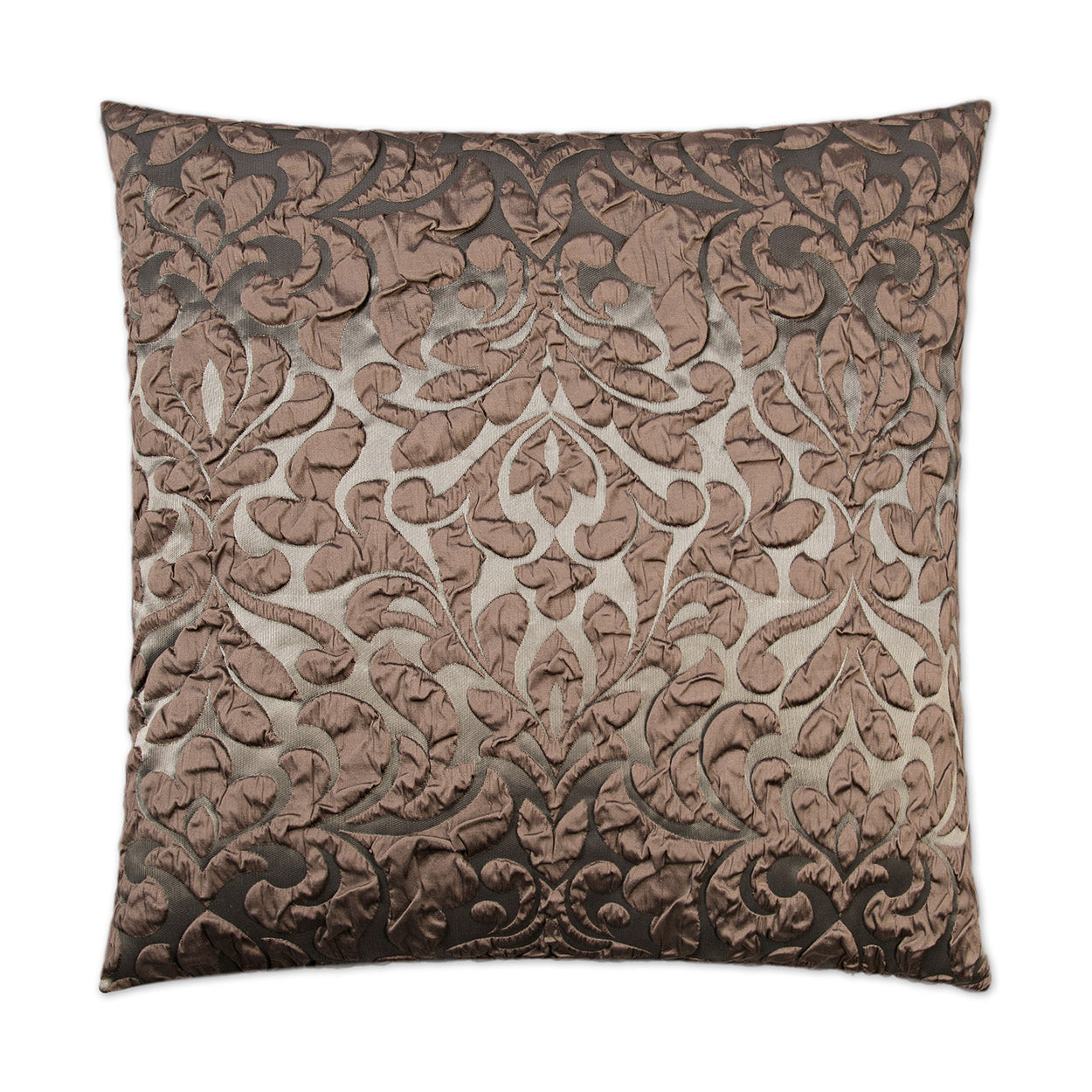 D.V. KAP HOME   24" x 24" Scala Pillow - Mink Traditional    - 2412-M-2424