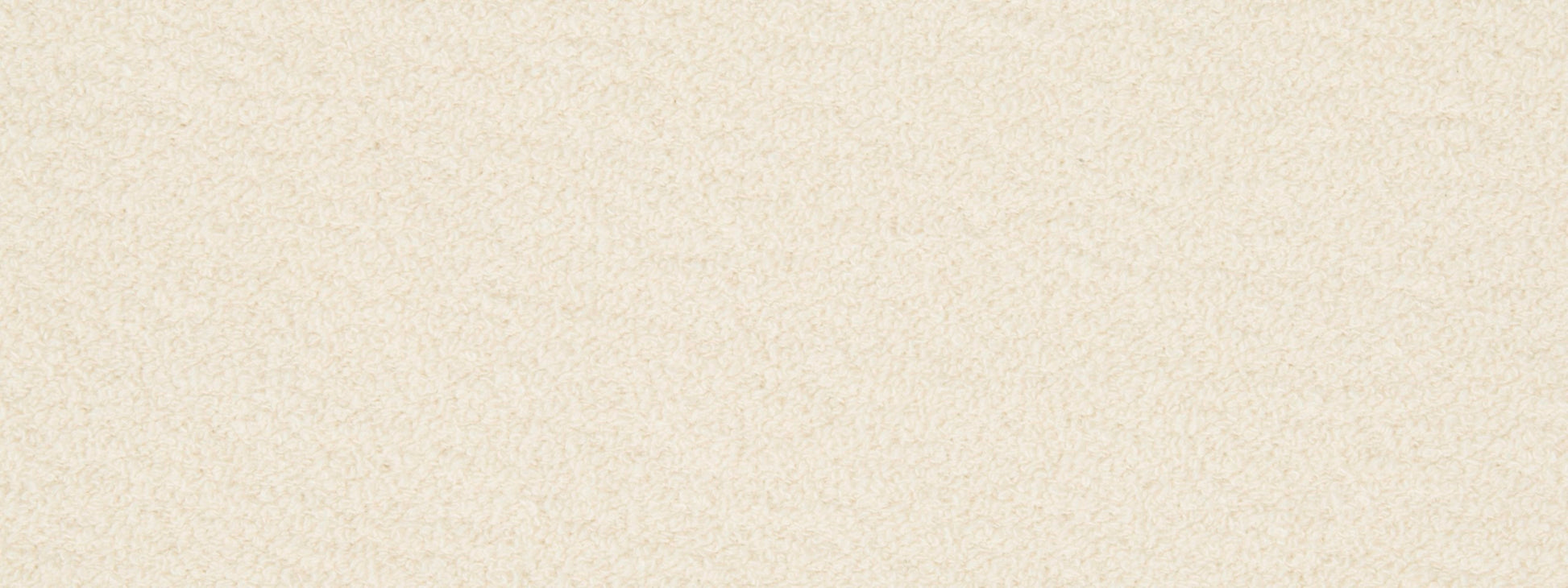 Ivory boucle upholstery fabric with subtle speckled texture.