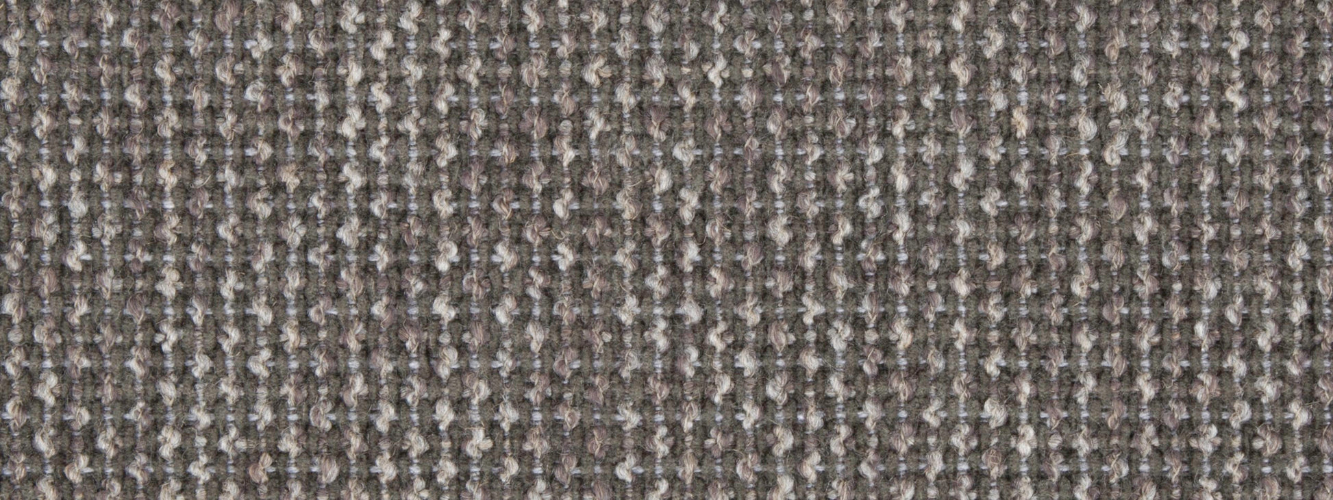 Close-up of dark gray woven upholstery fabric with a tight loop texture.