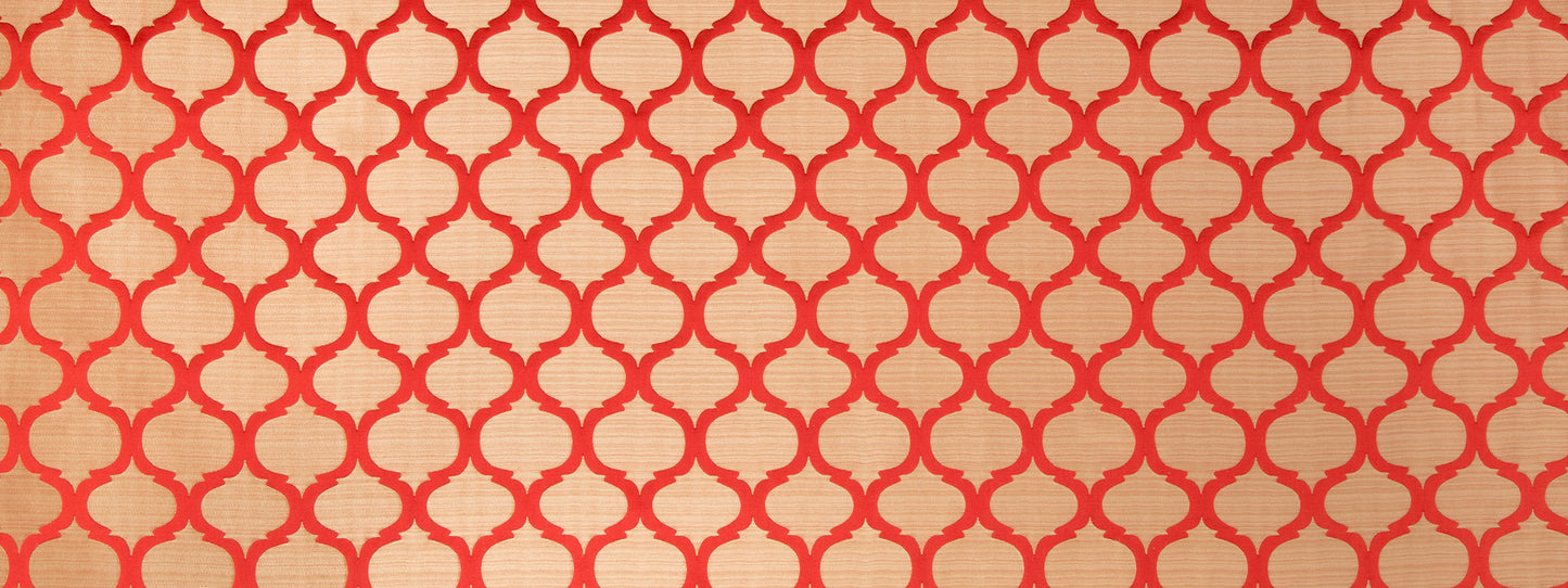 Beacon Hill Carnaval Tile | Tomato  Drapery     - 241985