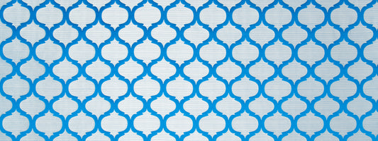 Beacon Hill Carnaval Tile | Island Blue  Drapery     - 241996