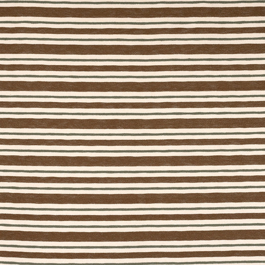 SCHUMACHER  RAOUL TEXTILES PARKER STRIPE WOVEN WOVEN TOBACCO   - 241P62