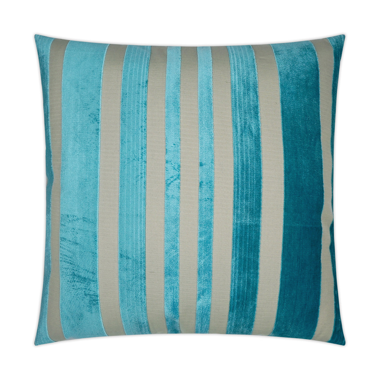 D.V. KAP HOME   24" x 24" Cayman Pillow - Laguna Stripes    - 2426-L-2424