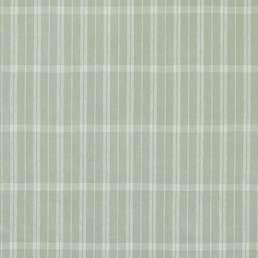 SCHUMACHER  RAOUL TEXTILES LINEN CHECK WOVEN WOVEN ROBIN'S EGG   - 242P67