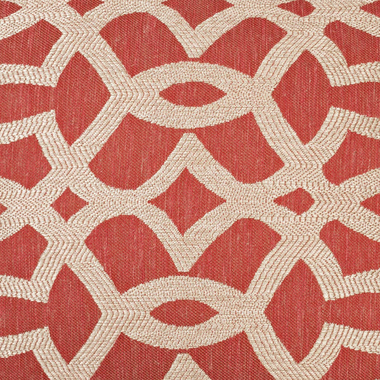 D.V. KAP HOME 2433-R-YARD Neron Fabric - Red Traditional  Red   - Neron