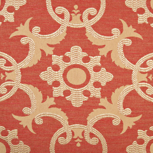D.V. KAP HOME 2434-R-YARD Biblos Fabric - Red Global  Red   - Biblos