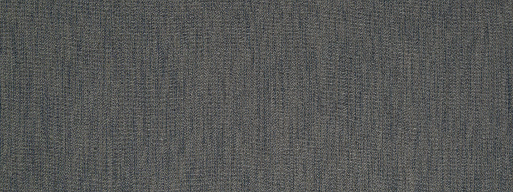 Dark blue-gray woven fabric swatch with subtle vertical stripe pattern; versatile upholstery or drapery material.
