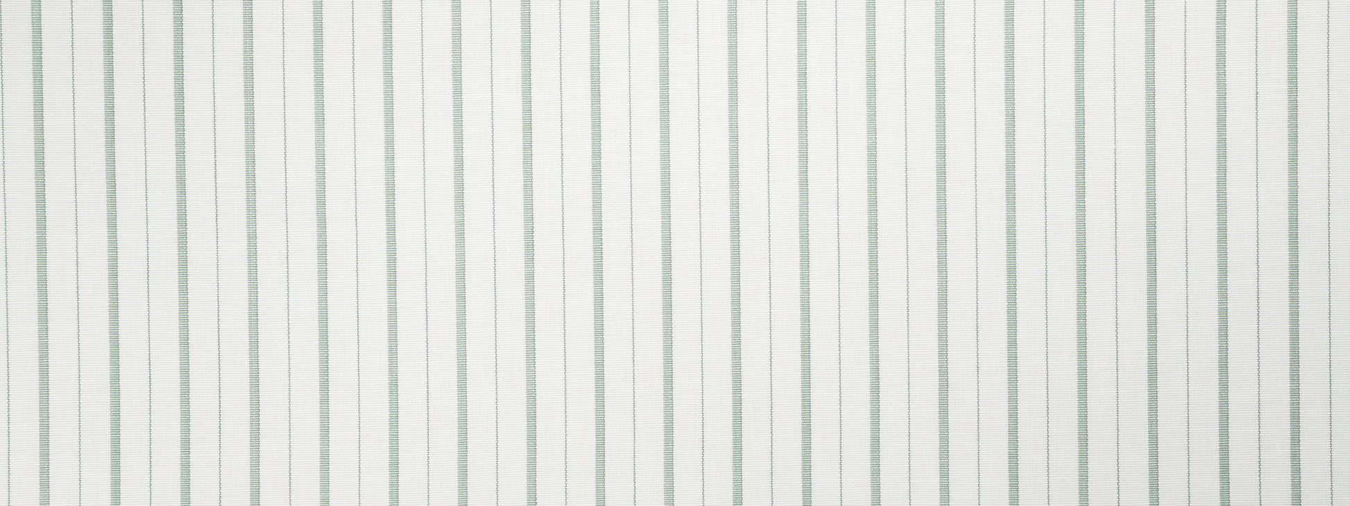 White surface with thin mint-green vertical stripes, clean striped pattern.