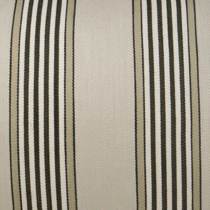D.V. KAP HOME   24" x 24" Pennington Pillow - Charcoal Stripes    - 2447-C-2424