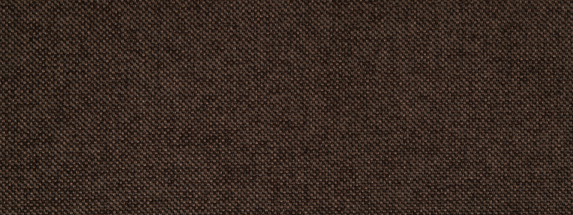 Close-up of brown, woven upholstery fabric with visible fibers.